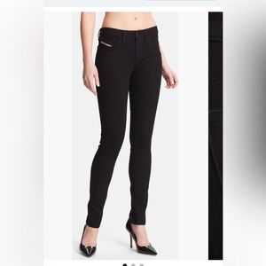 Diesel Black Skinezy jeans NWT